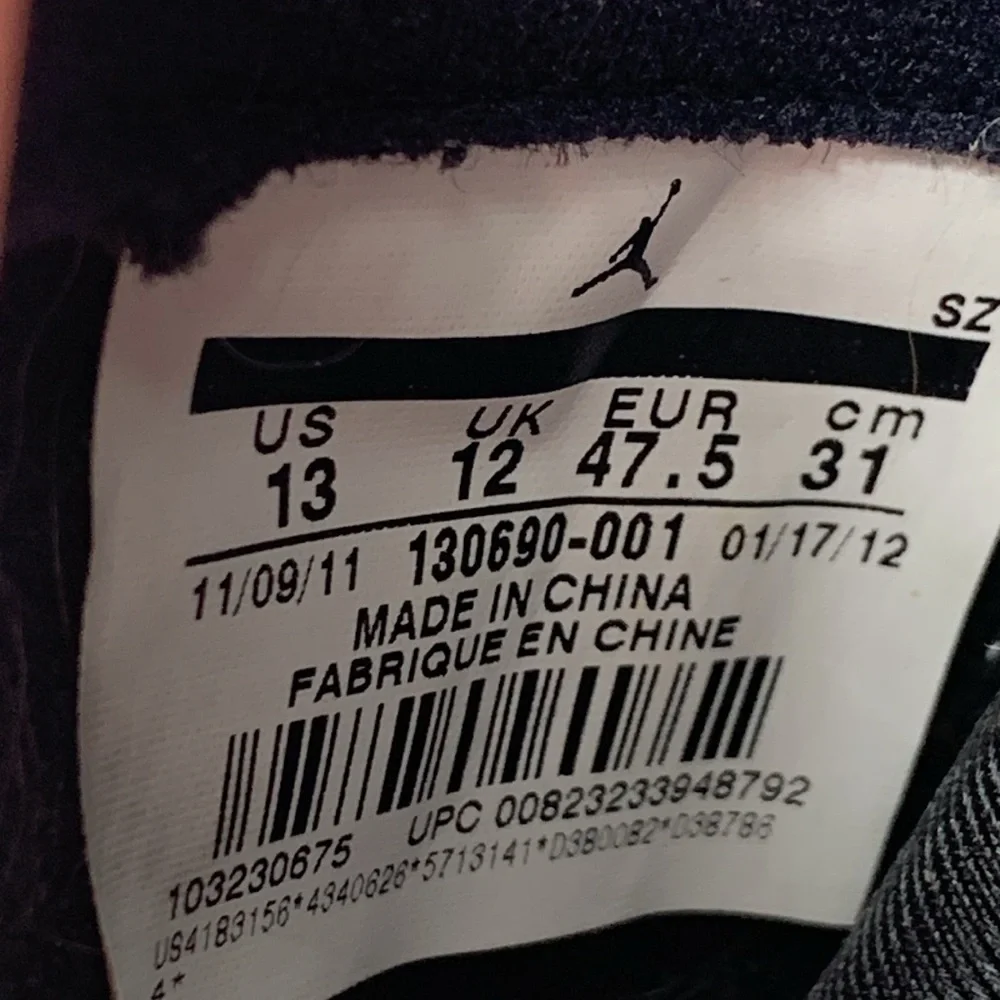 Jordan 12 Retro Playoff Shoes 130690-001 Men’s Sz‎ 13
